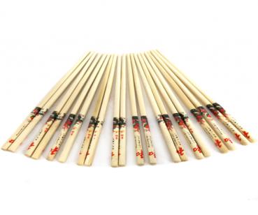 20 Paar Essstäbchen Sushi Stäbchen Eßstäbchen Asia